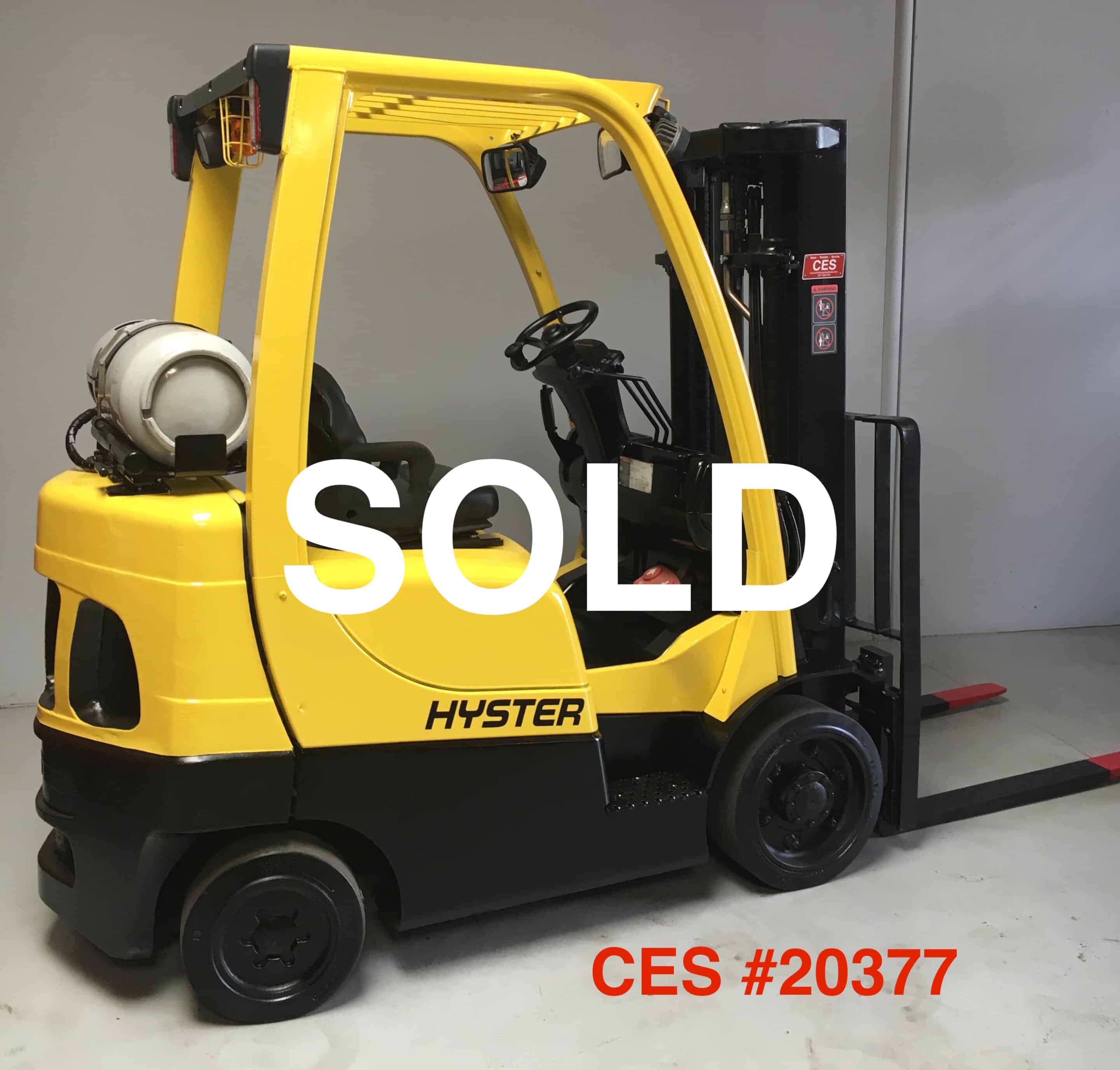 CES 20377 2008 Hyster S50FT Propane Forklift Coronado Equipment Sales