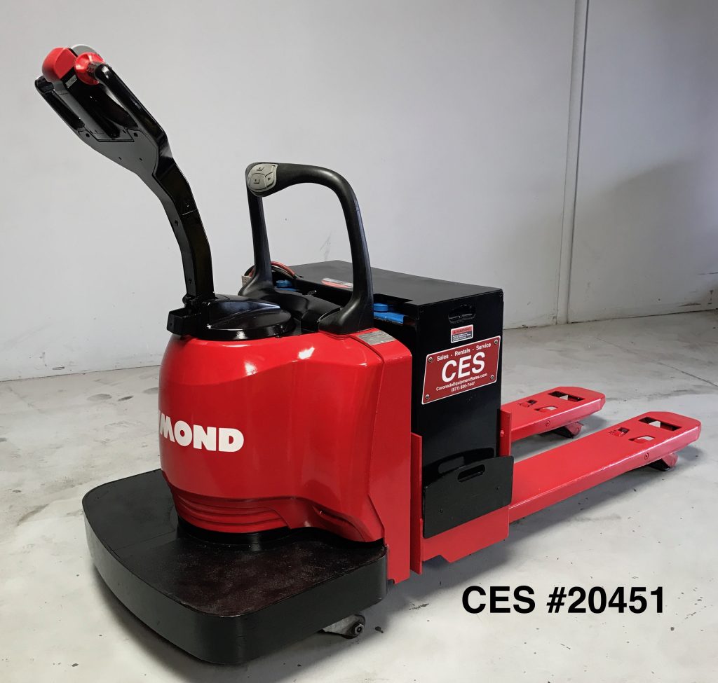 20451 raymond 840-fre60l rider pallet jack