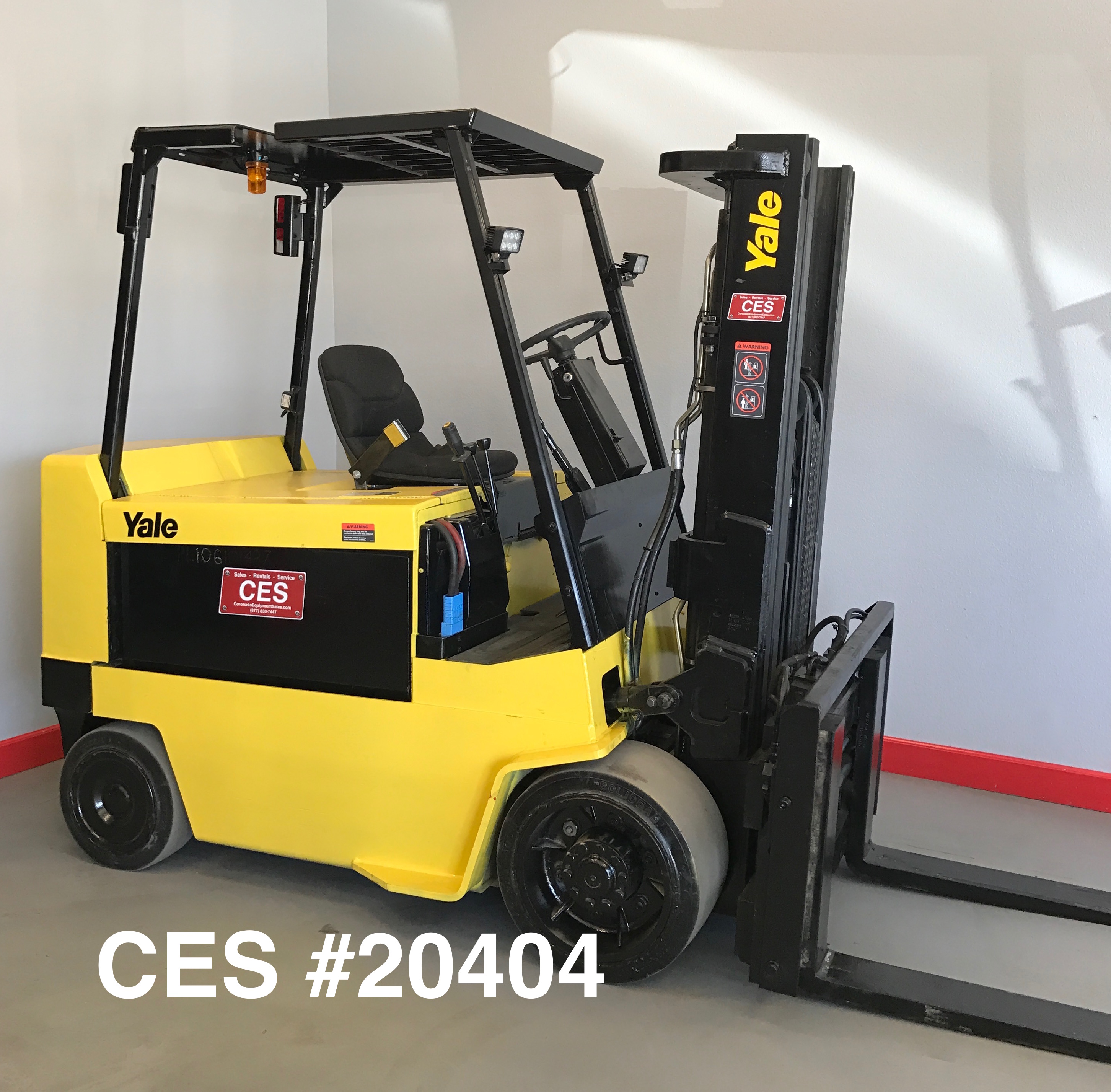 Ces 20404 Yale Erc100vh Electric Forklift 10 000 Lbs Capacity