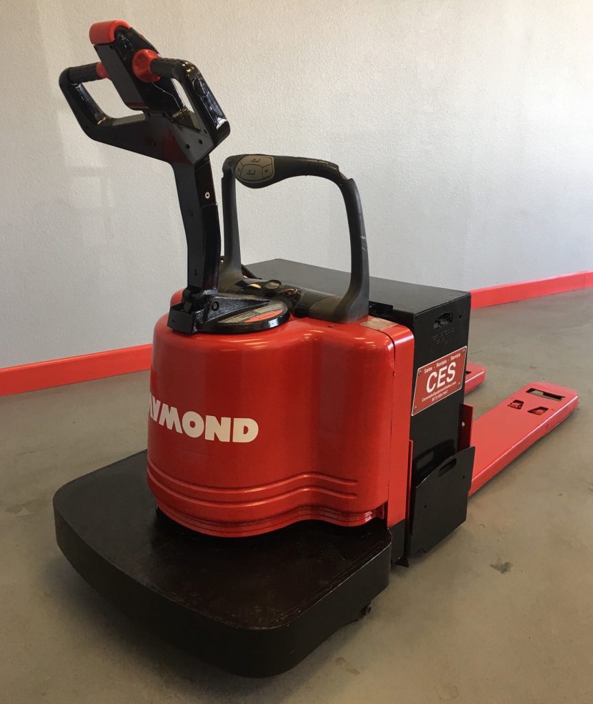 CES #20573 Raymond 112-FRE60L Rider Pallet Jack - Coronado Equipment Sales