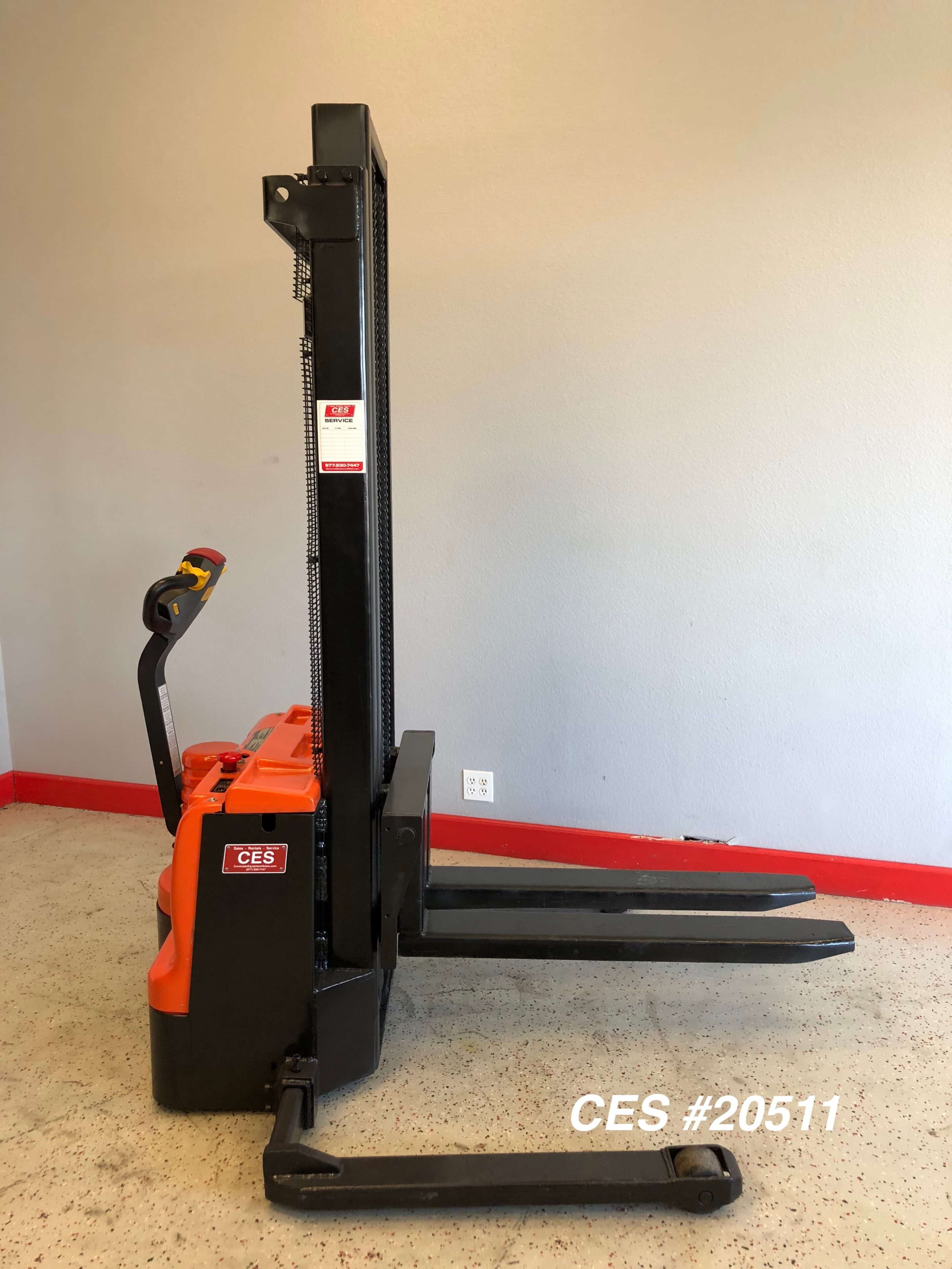 ces 20511 presto electric stacker coronado equipment sales rh  coronadoequipmentsales com Electric Walkie Stacker Training Electric