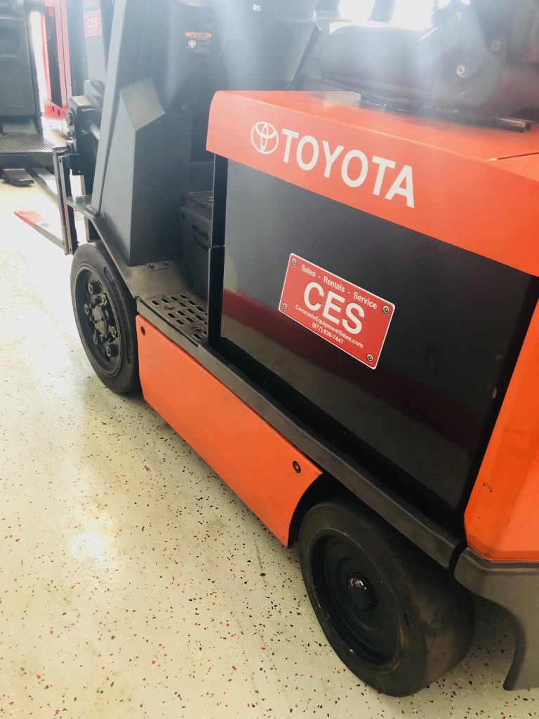 Toyota Forklift - CES #20821 Toyota 7Fbcu25 Electric Forklift ...