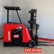Image of a used Raymond docker forklift. This used electric forklift has been professionally reconditioned to ensure quality performance.