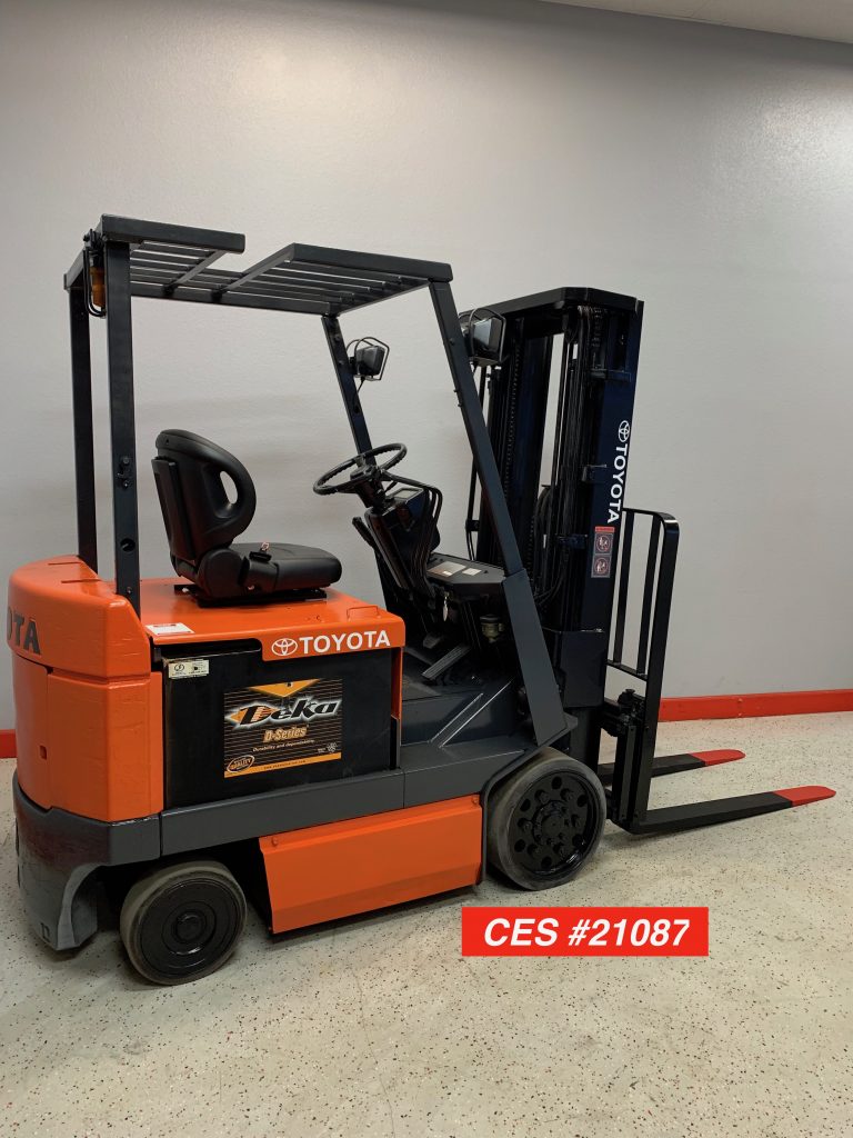 CES #21087 Toyota 5FBCU25 Electric Forklift - Coronado Equipment Sales