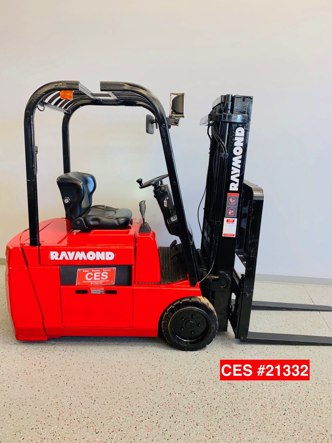 CES #21332 Raymond 445-C30TT 3 Wheel Electric Forklift - Coronado ...