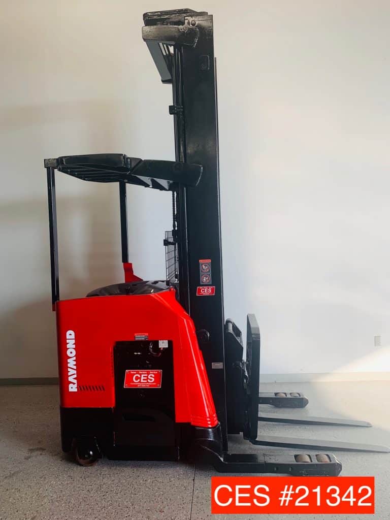 Raymond DR30TT Electric Deep Reach Forklift | CES Used Forklifts